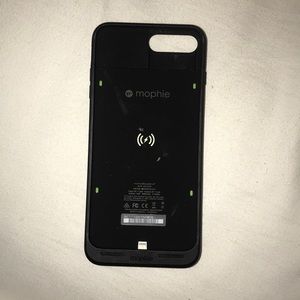 Black Mophie Case for Iphone 7 Plus
